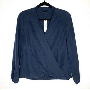 DREW x ANTHRO long sleeve modal blouse size small